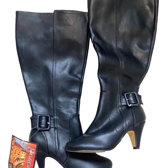 Bella Vita Women's Troy Ii Plus Dress Wide Calf Boot Knee High Black Size 6 Wide - Picture 6 of 13